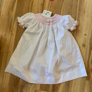 Smock monkey smocked cross dress